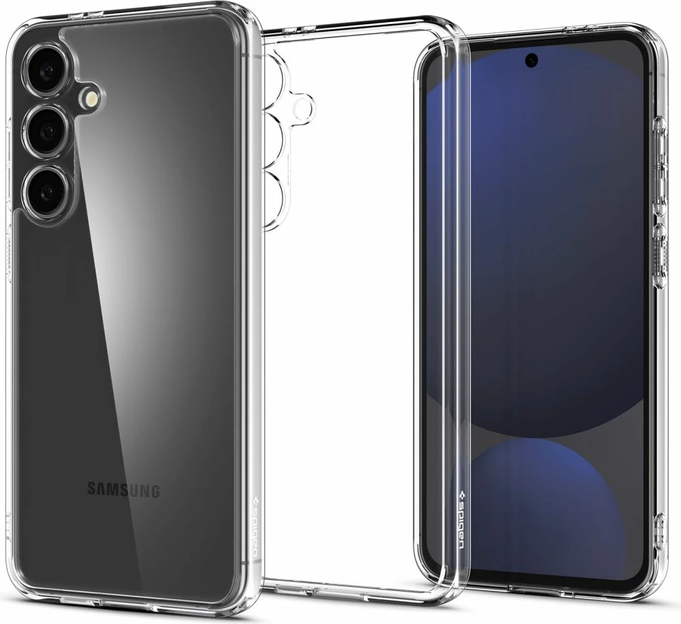 Ovitek Spigen Ultra Hybrid za Samsung Galaxy S24 FE, prozoren