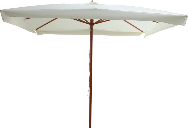 Profesionalen senčnik, enodelna tkanina, les - bež, Vasel, 300x300x250 cm