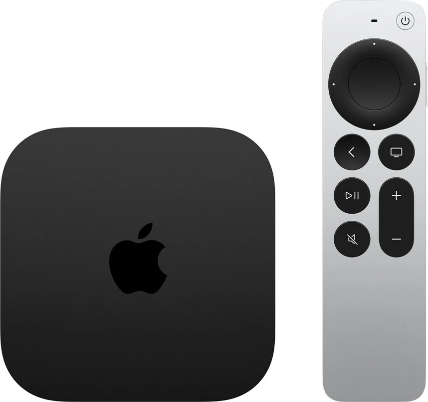 Predvajalnik medijev 4K 64 GB Wi‑Fi, Apple TV, črn, srebrn