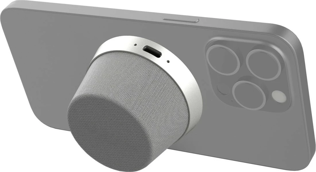 Prenosni stereo zvočnik 4smarts 540702, 5 W, 80 - 20000 Hz, brezžični, siva, srebrna