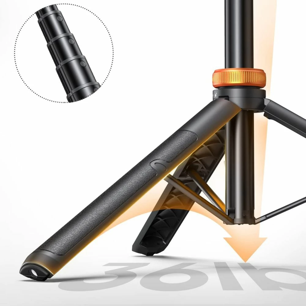 Selfie palica s trinožcem Tech-Protect L03S, Bluetooth, 148 cm, za pametni telefon, črna