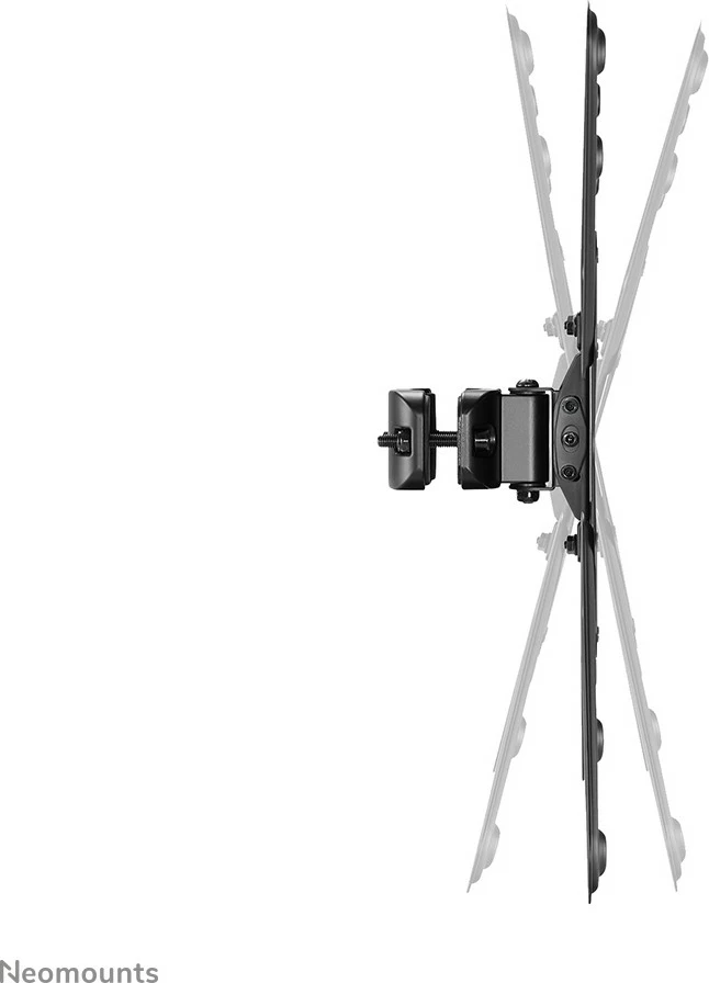 Stenski nosilec za TV Neomounts FL40-430BL14, montaža na drog, 32–55 palcev, jeklo, črn