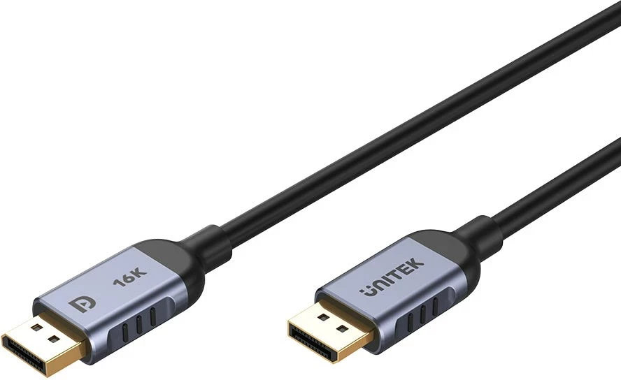 Kabel DisplayPort, UNITEK C1628GY01-2M, 2 m, siv
