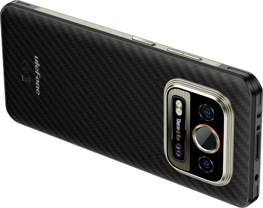 Robusten pametni telefon z termično kamero Ulefone Armor 25T 4G, 6/256GB, IP69K, Thermal Vision, Frost Black