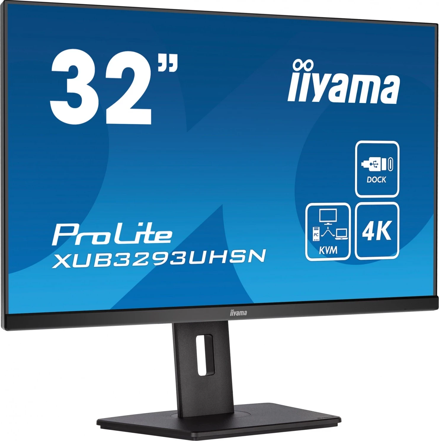 Monitor 31,5", 4K Ultra HD, črn iiyama XUB3293UHSN-B5
