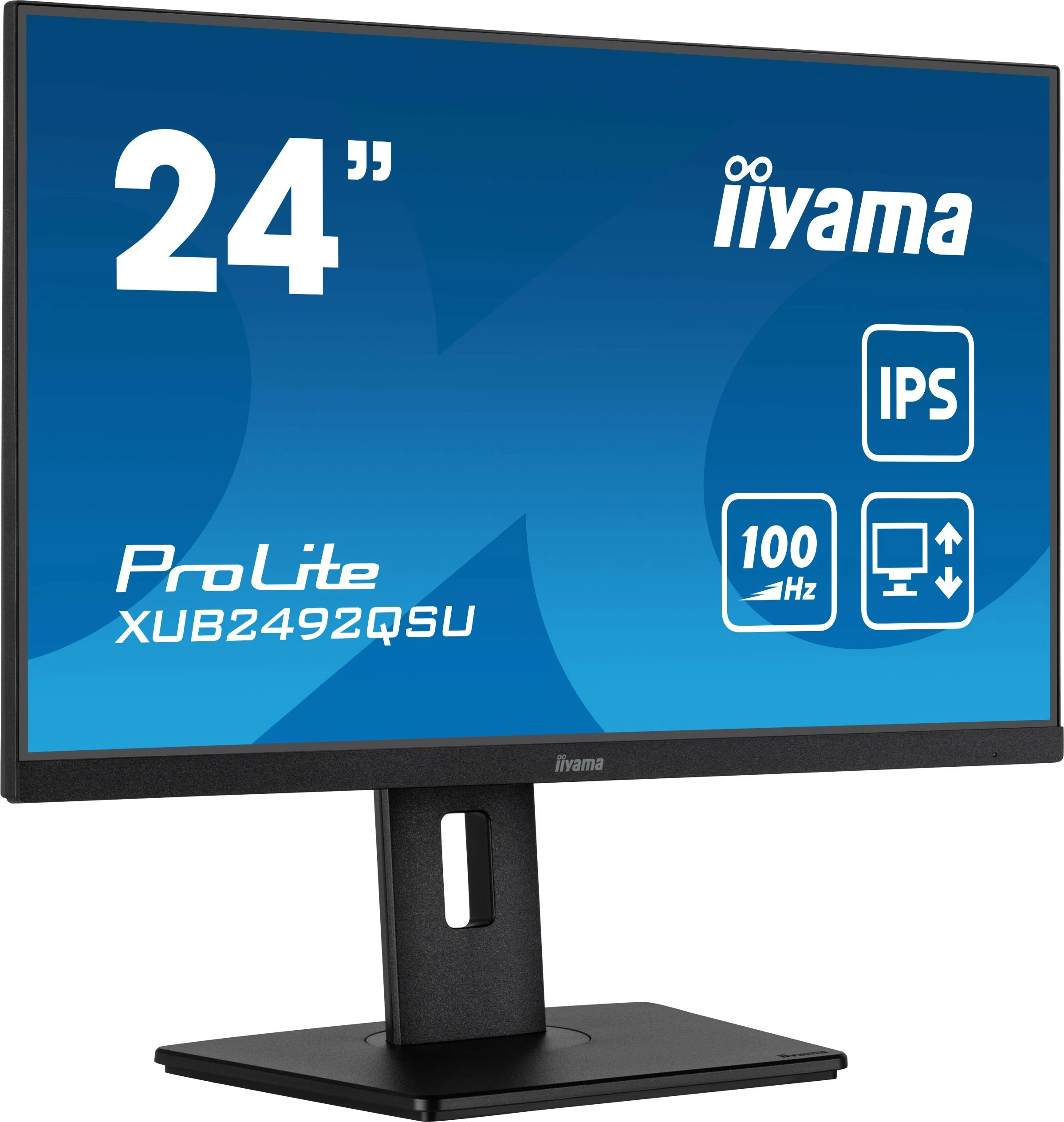 Monitor 23,8" ProLite XUB2492QSU-B1, 2560 x 1440 (WQHD), LED, 1 ms, črn