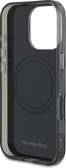 Ovitek Double Layer BiColor MagSafe za iPhone 16 Pro, srebrn, Mercedes