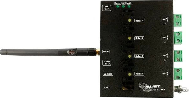 Nadzorna enota za mrežo ALLNET MSR IO Zentrale ALL4175v2, 4 rele, 230VAC/10A