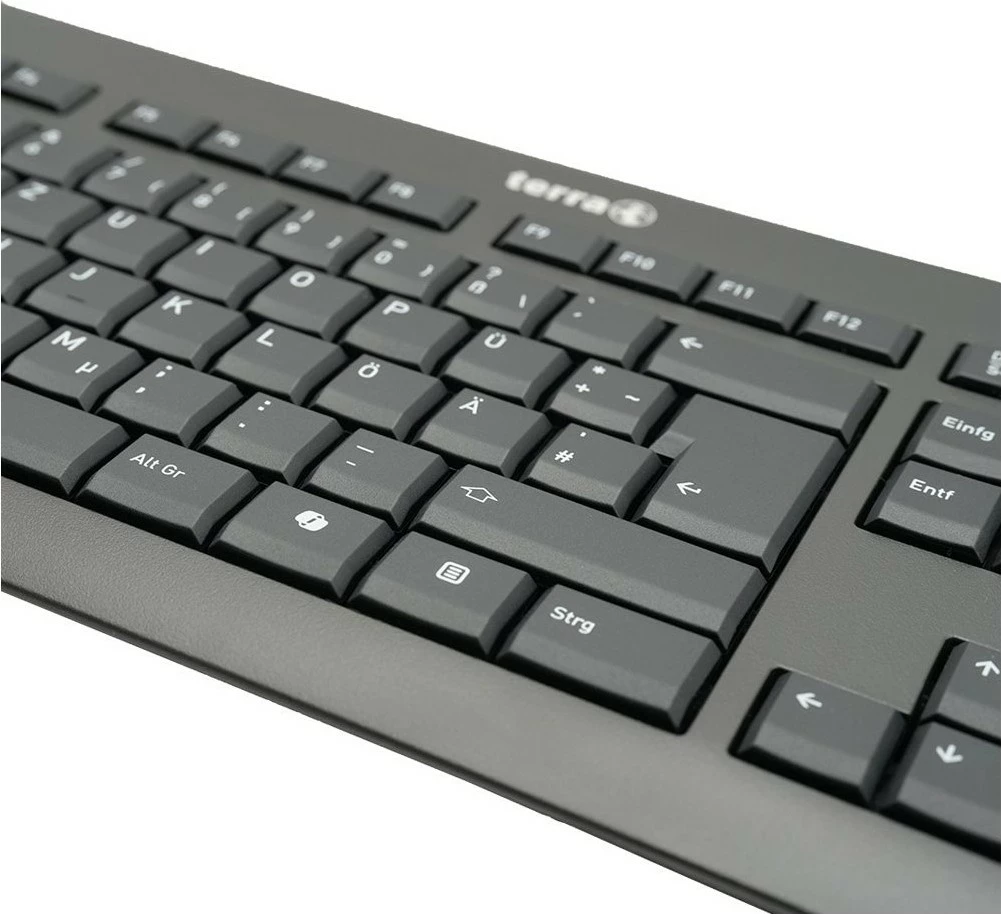Tipkovnica Wortmann TERRA Keyboard 1500, USB, 105 tipk, QWERTZ, črna
