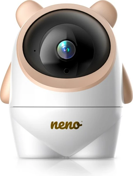 Video monitor za dojenčke IP‑Wi‑Fi, senzor temperature, nočni vid, bel — neno AMI