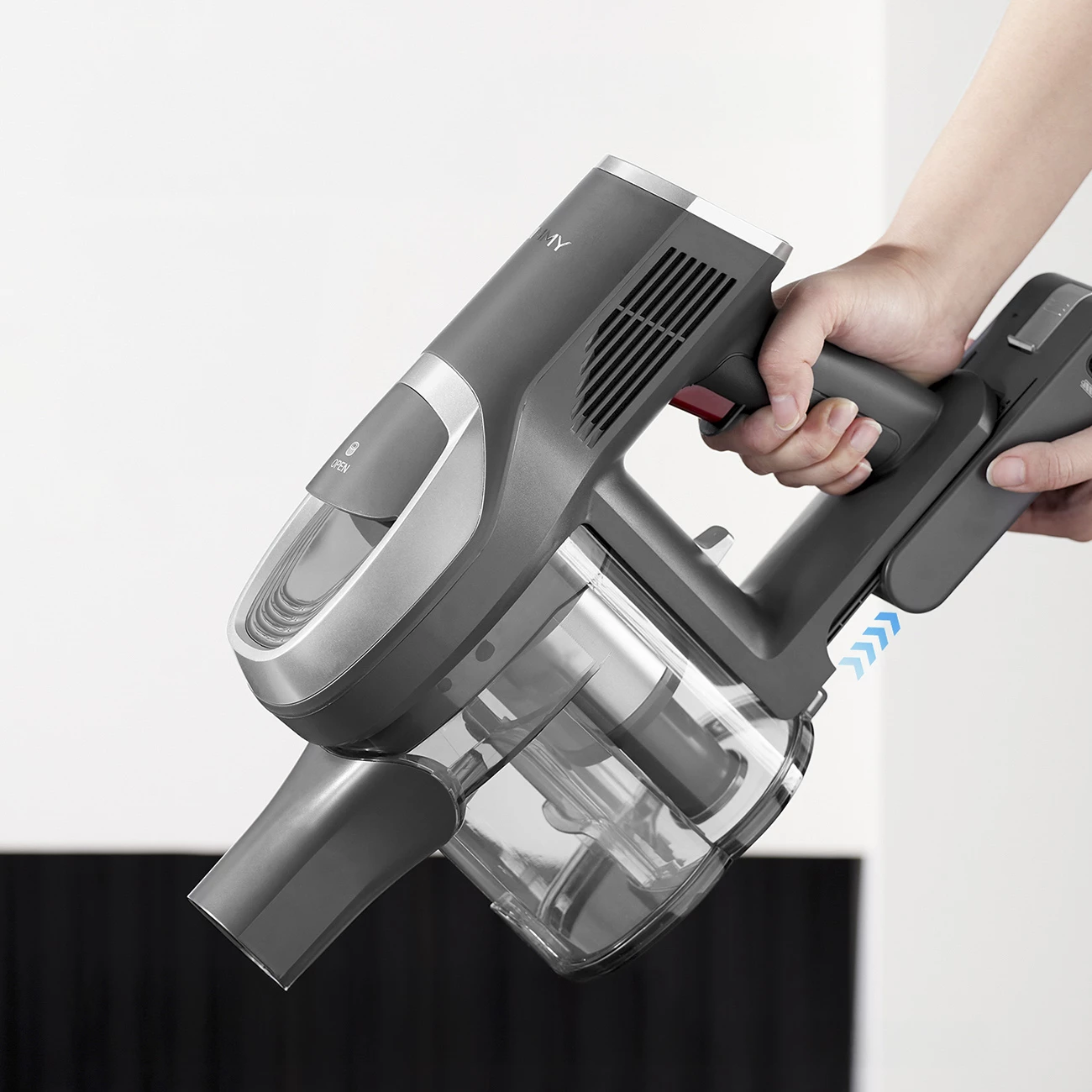 Brezžični sesalnik JIMMY JV83 Pro, 500 W, 0,5 L, z LED zaslonom, črn