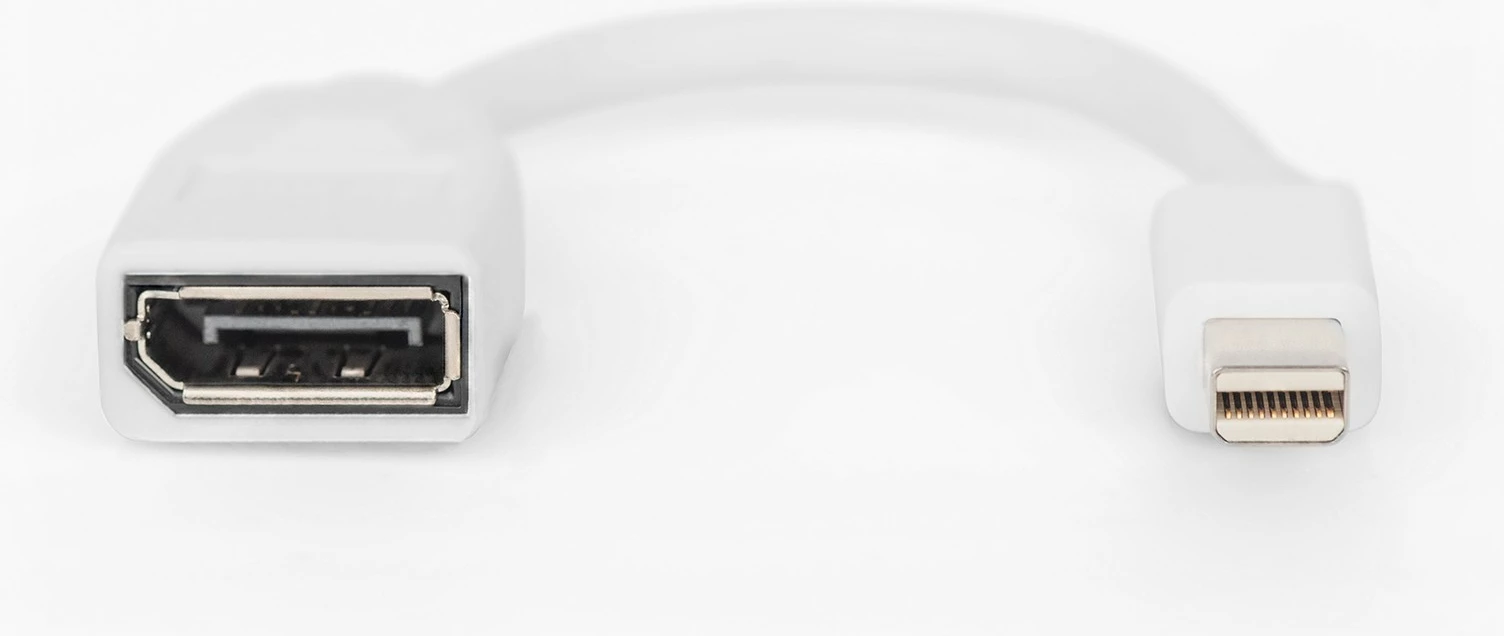 Adapter kabel mini DisplayPort v DisplayPort, Digitus, 0,15 m, bel