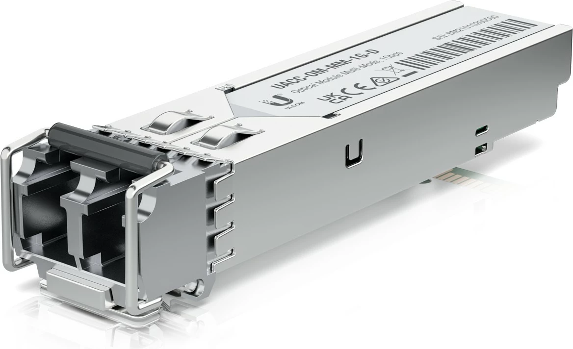 Optični optični modul (SFP) Ubiquiti UACC-OM-MM-1G-D-2, 1250 Mbit/s, LC, nerjaveče jeklo