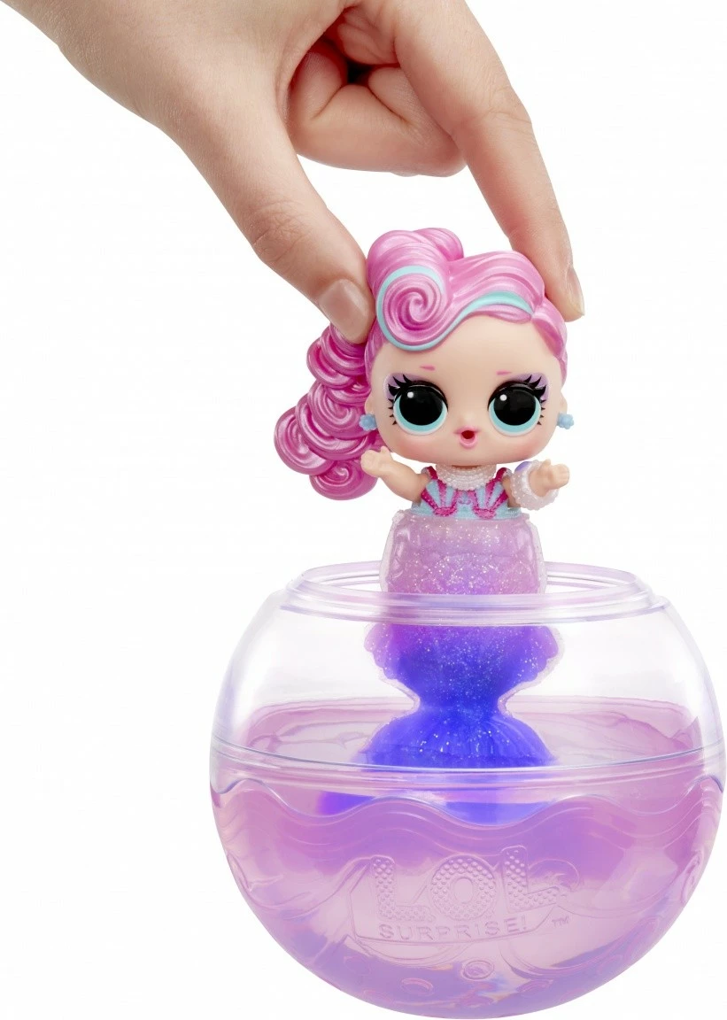 Presenečevalna sirenska kukla z repom, ki spreminja barvo, L.O.L. Surprise Mermaids, MGA 510604-EUC