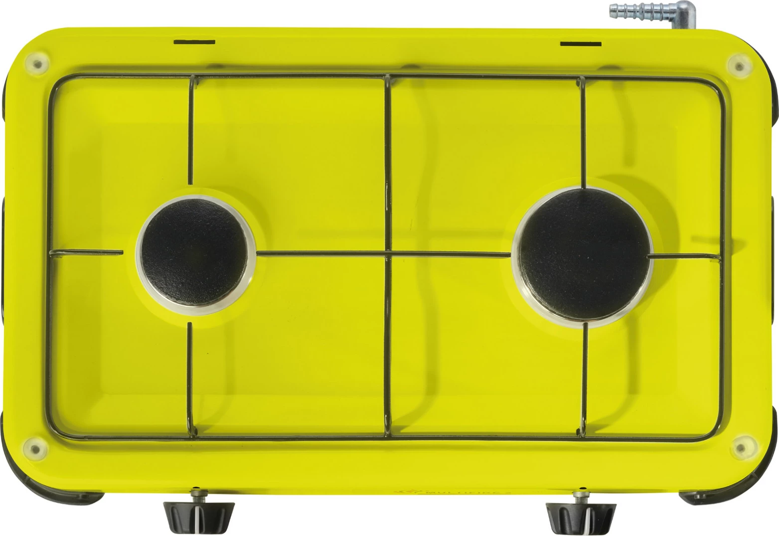 Plinski štedilnik za kampiranje Meva BASIC 2, 2 gorilnika, kovina, zelen