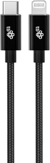 Kabel USB-C na Lightning, 1 m, za iPhone/iPad, črn TB AKTBXKUAMFICS1B