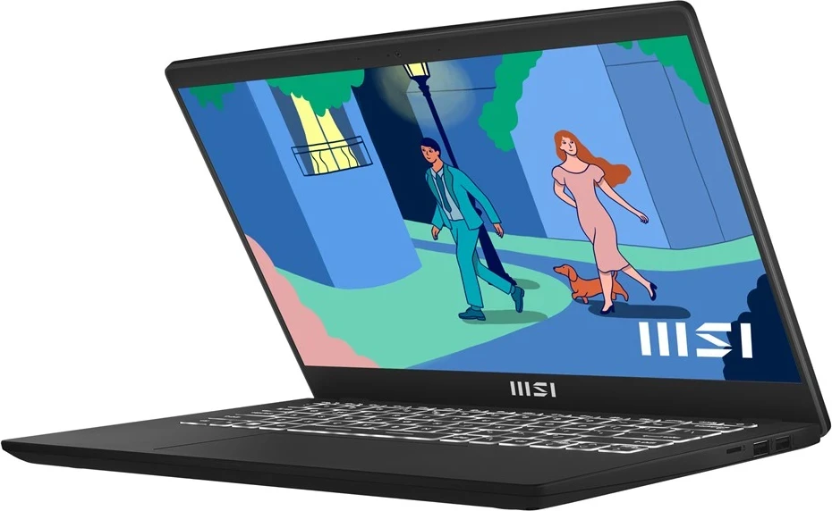 Prenosnik MSI Modern 14 C12MO-868PL, 14'' Full HD, Intel® Core™ i5, 16 GB RAM, 512 GB SSD, Wi‑Fi 6, črn