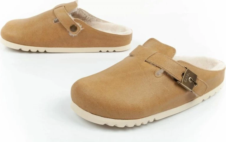 Papuce za ženske Scholl, rjave