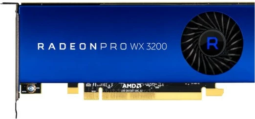 Grafična kartica Radeon Pro WX 3200, 4 GB GDDR5, PCI Express x16 3.0, modra