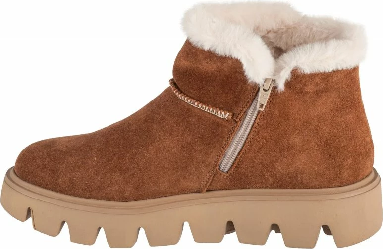 Visoke zimske škornje Rieker, rjava