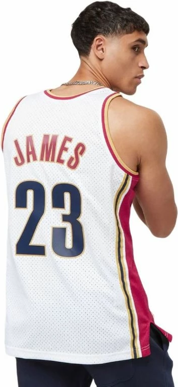 Športna majica Mitchell & Ness, bela