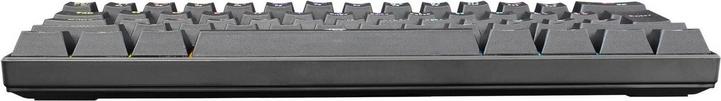 Mekanača tipkovnica 60% White Shark Black Shark Shinobi, Outemu Brown, RGB, črna