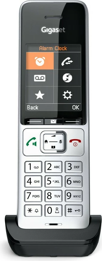 Analogni/DECT telefon Gigaset COMFORT 500HX, črn/srebrn