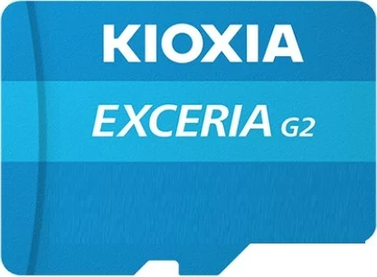 MicroSDHC pomnilnik 128 GB, moder Kioxia EXCERIA G2