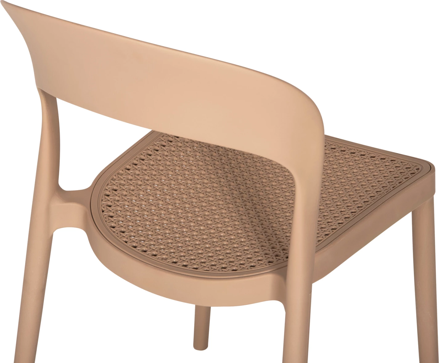 Stol iz polipropilena CLEO FH5936.03 kapučino 49x54,5x80,5H cm