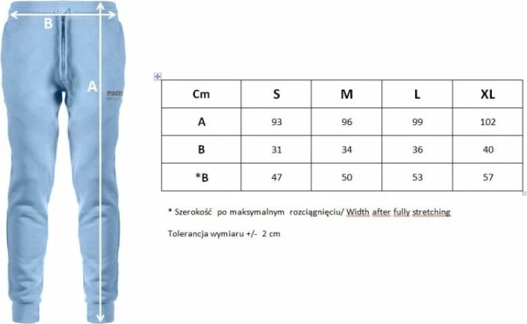 Dolge hlače ženske, Masters, modre