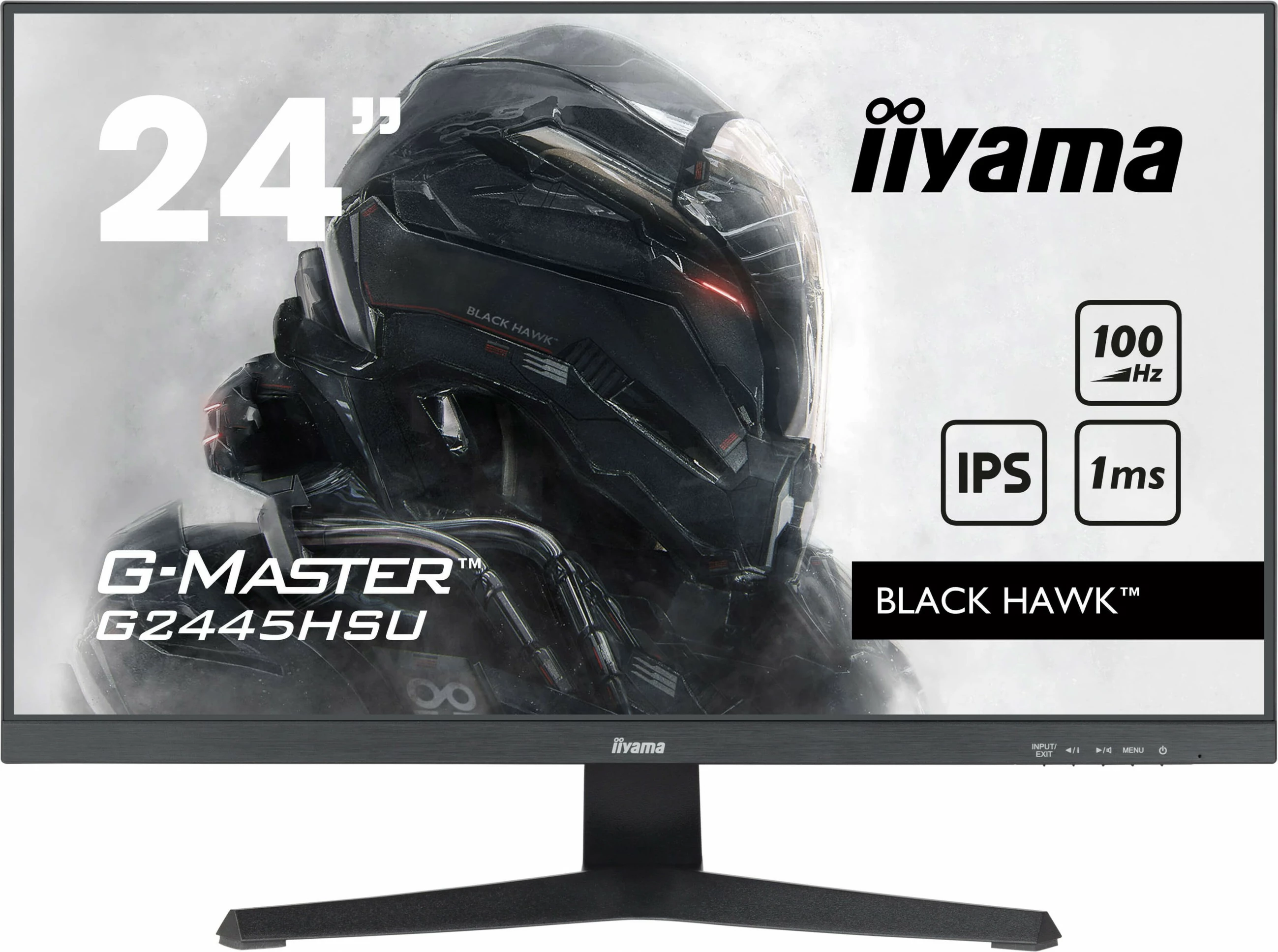 24" Full HD igralni monitor iiyama G-MASTER G2445HSU-B2, 1 ms, črn