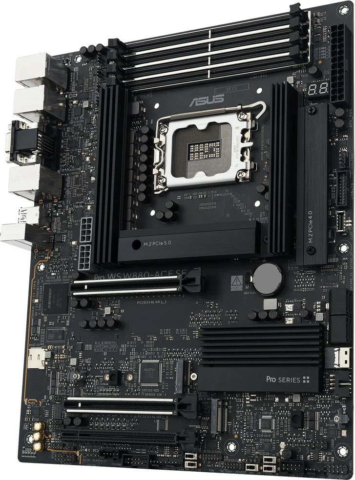 Matična plošča ASUS PRO WS W880-ACE SE, ATX, Socket LGA 1851, siva