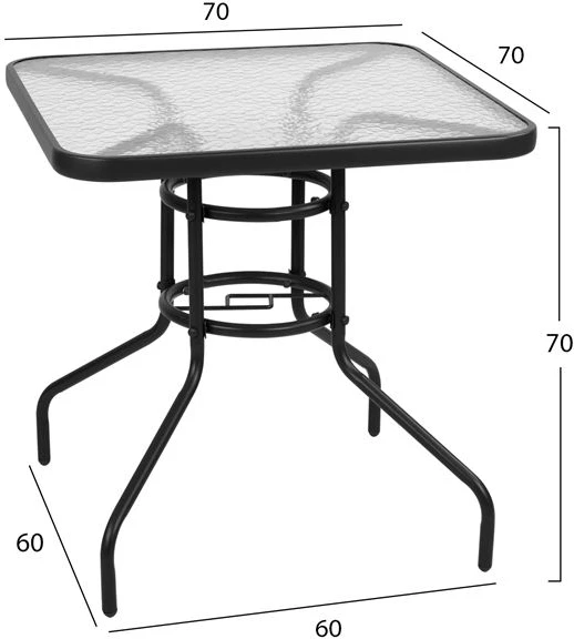 Komplet jedilna miza 3 kosi z 2 stoli in 1 mizo FH5185.01
