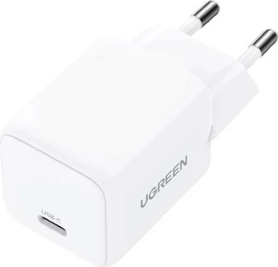 Polnilec 30 W, 1x USB-C UGREEN X513, bel