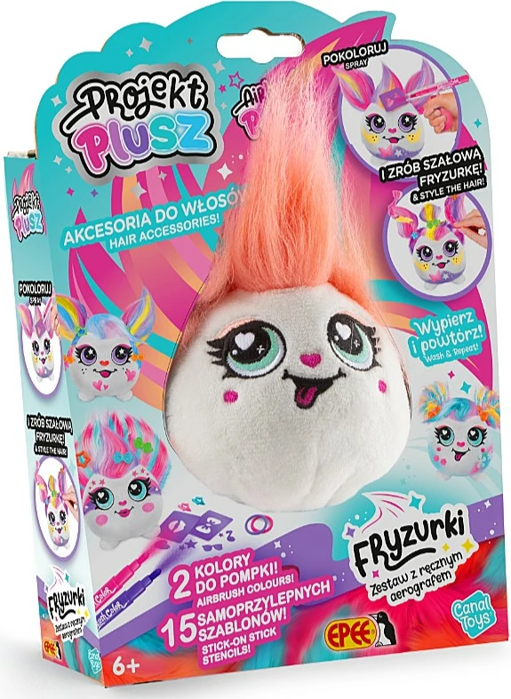 Set ustvarjalna igrača Projekt Plusz z ročno zračno črpalko, barvit - Epee