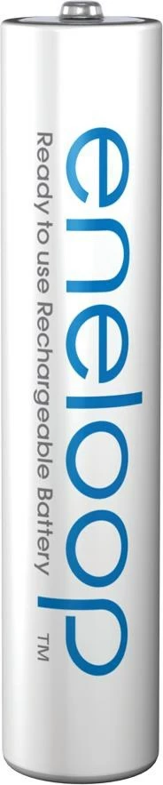 Polnilne baterije Eneloop AAA, 800 mAh, 4 kosi, Panasonic, bela