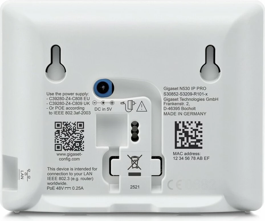 DECT baza Gigaset N530 IP PRO, VoIP, bela