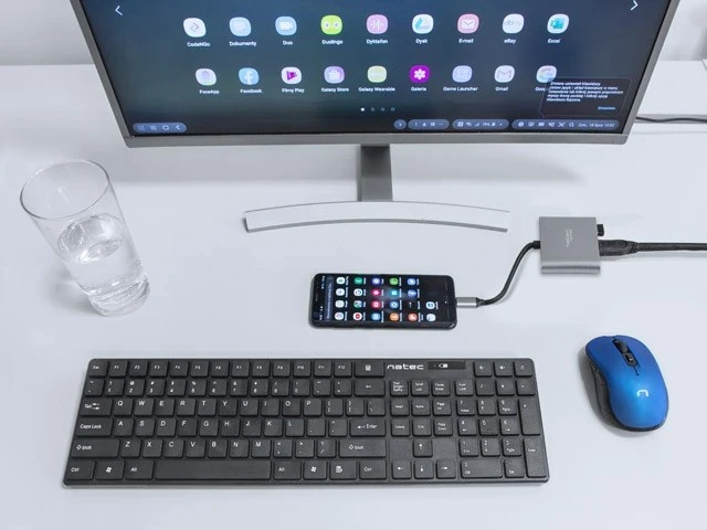 Večvratni adapter USB-C PD, HDMI 4K - Natec