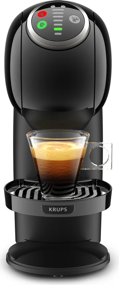 Kavni aparat Krups Genio 2 KP3408, polavtomatski, 0,8 L, črn