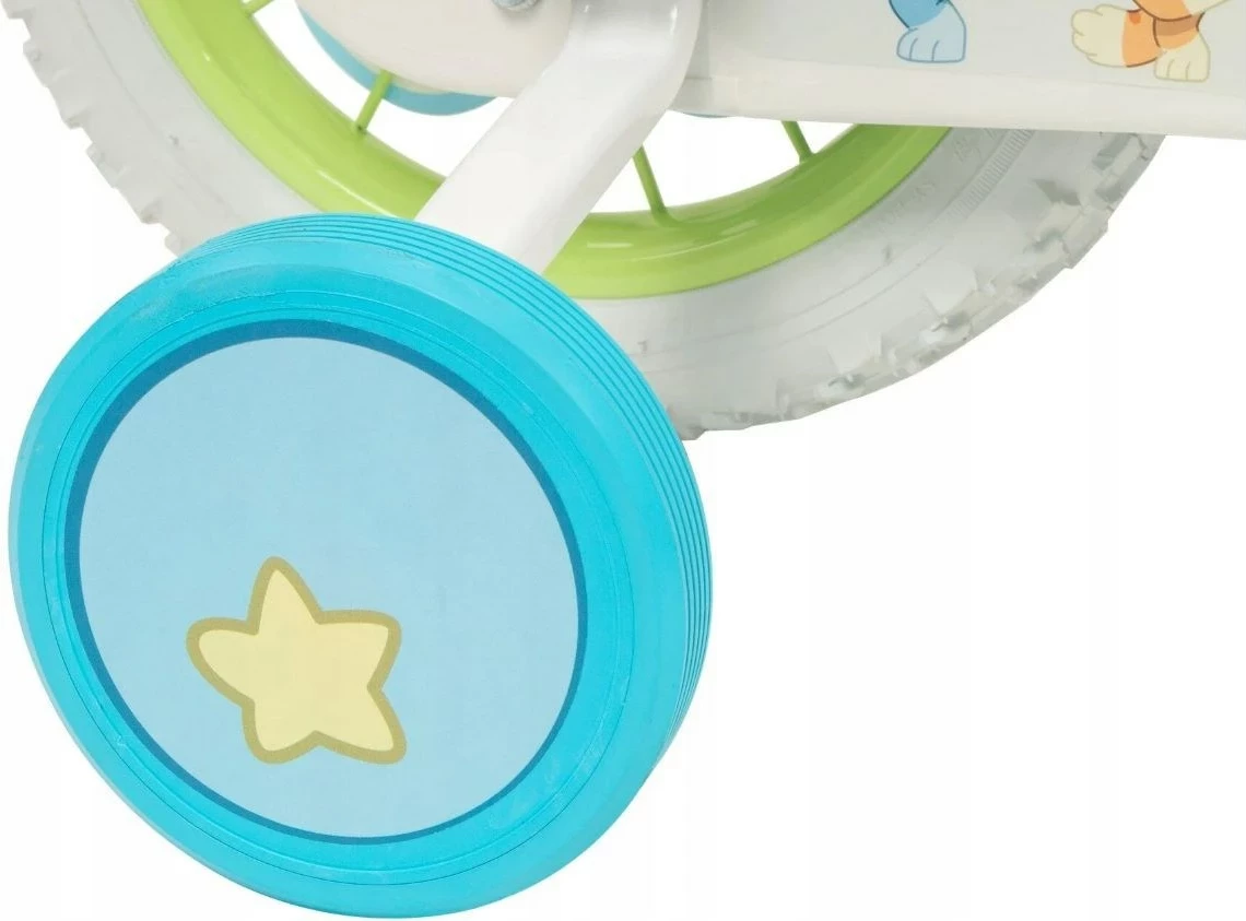 Otroško kolo TOIMSA Bluey 12 in, modro/limetno