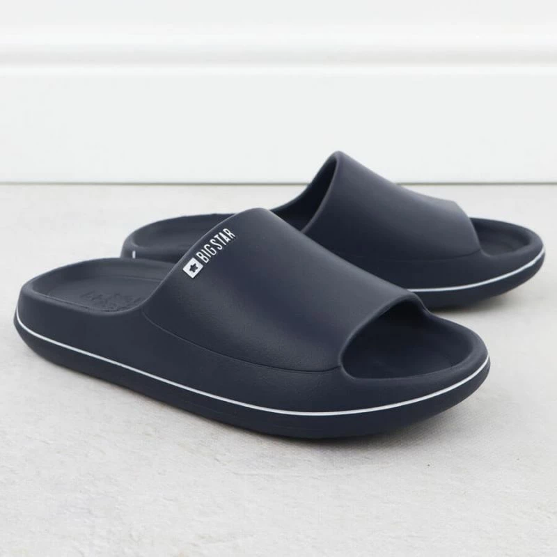 Papuče Big Star, navy blue - za ženske