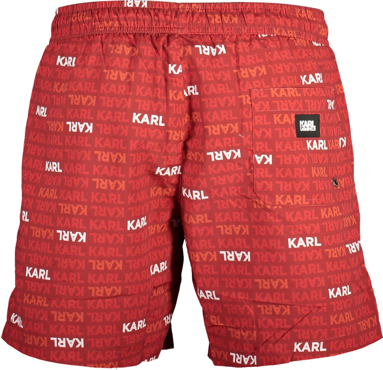Plavalne hlače za moške, rdeče, KARL LAGERFELD BEACHWEAR