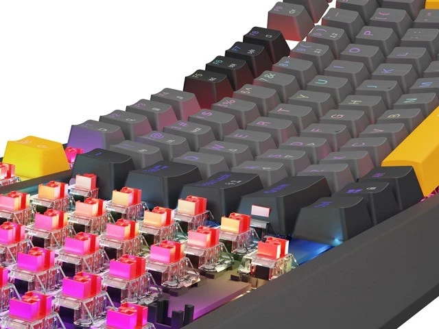 Mekaniška tipkovnica TKL z RGB, Genesis Thor 230, Outemu Red, sivo-črna
