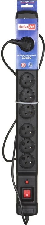 Kabel podaljšek Activejet ACJ, 3 m, črn