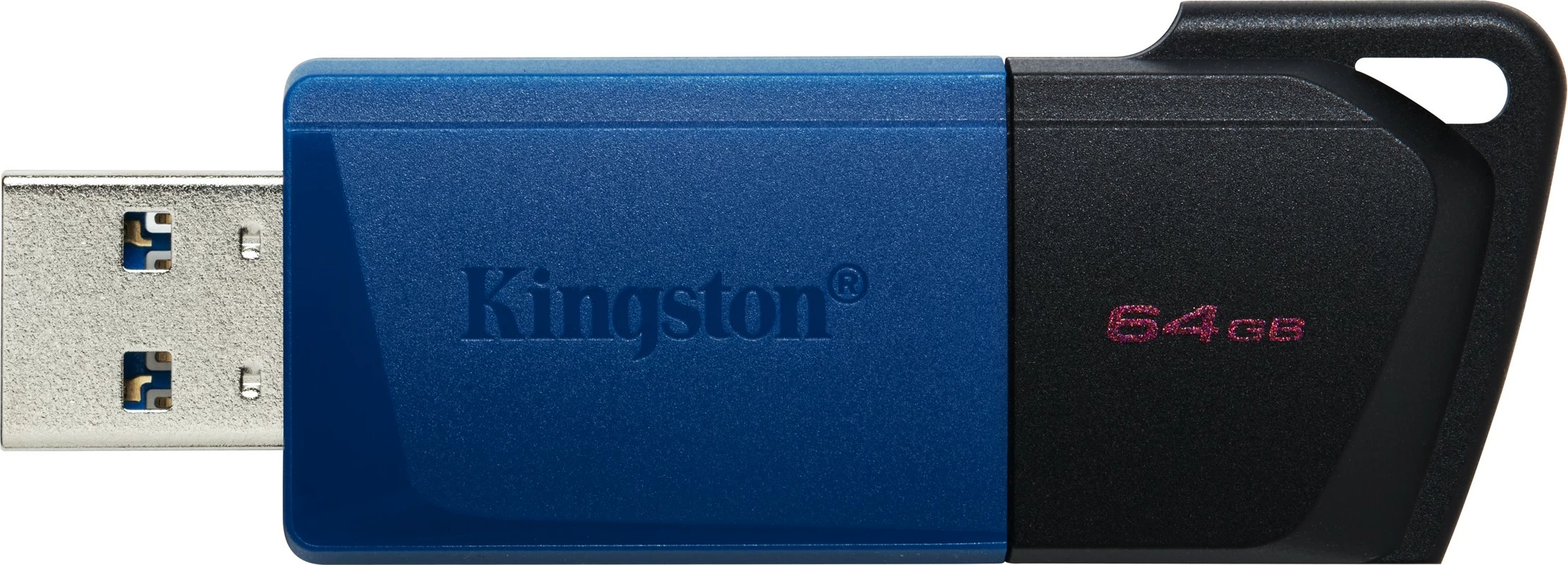 USB pomnilnik Kingston DataTraveler Exodia M, 64GB, USB 3.2 Gen 1, 2 kosa, črno + modro