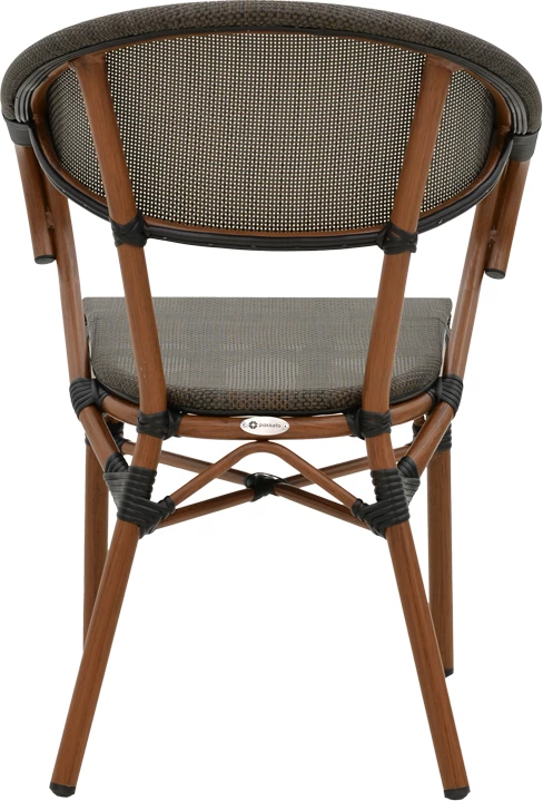 Vrtni stol Isaia, 57x57x83 cm, rjav