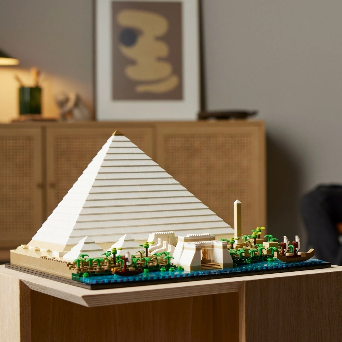 Gradbeni komplet LEGO Architecture Pyramid of Khufu 21058, 1476 delov