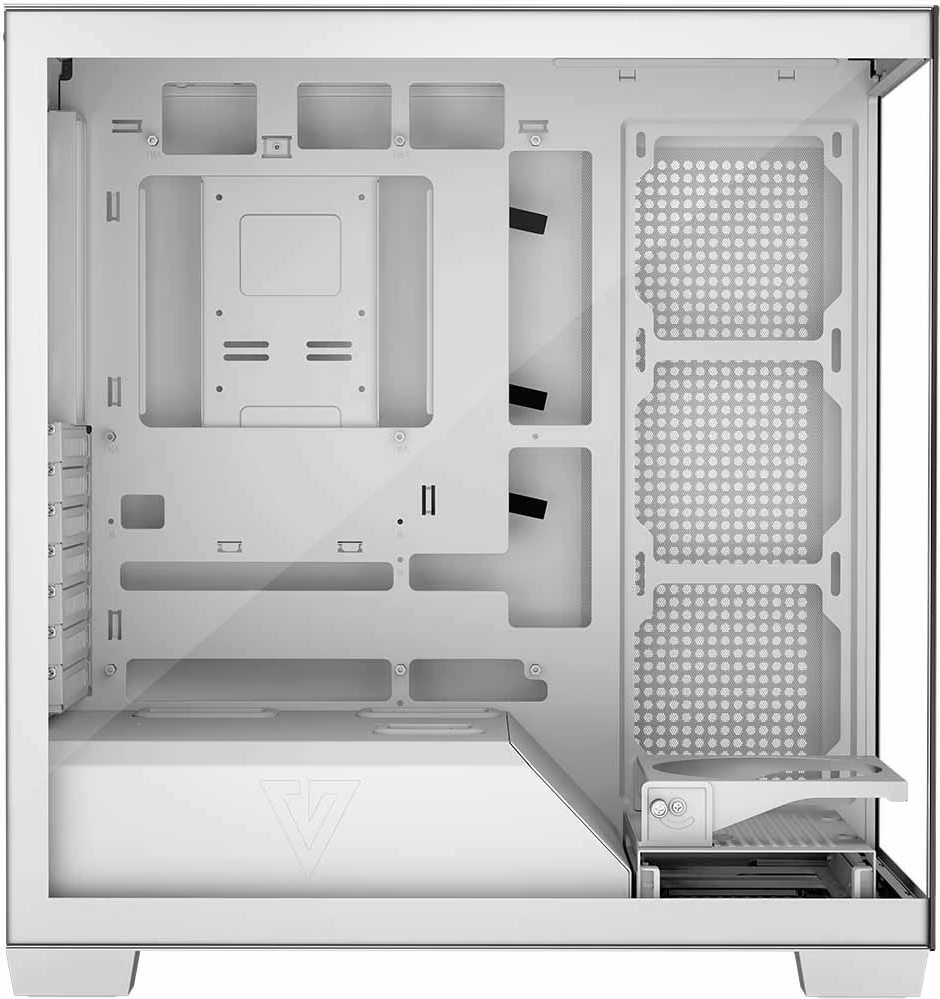 Računalniško ohišje MODECOM STELLAR NF ARGB 20, Midi Tower, ATX/ITX/Micro ATX, belo