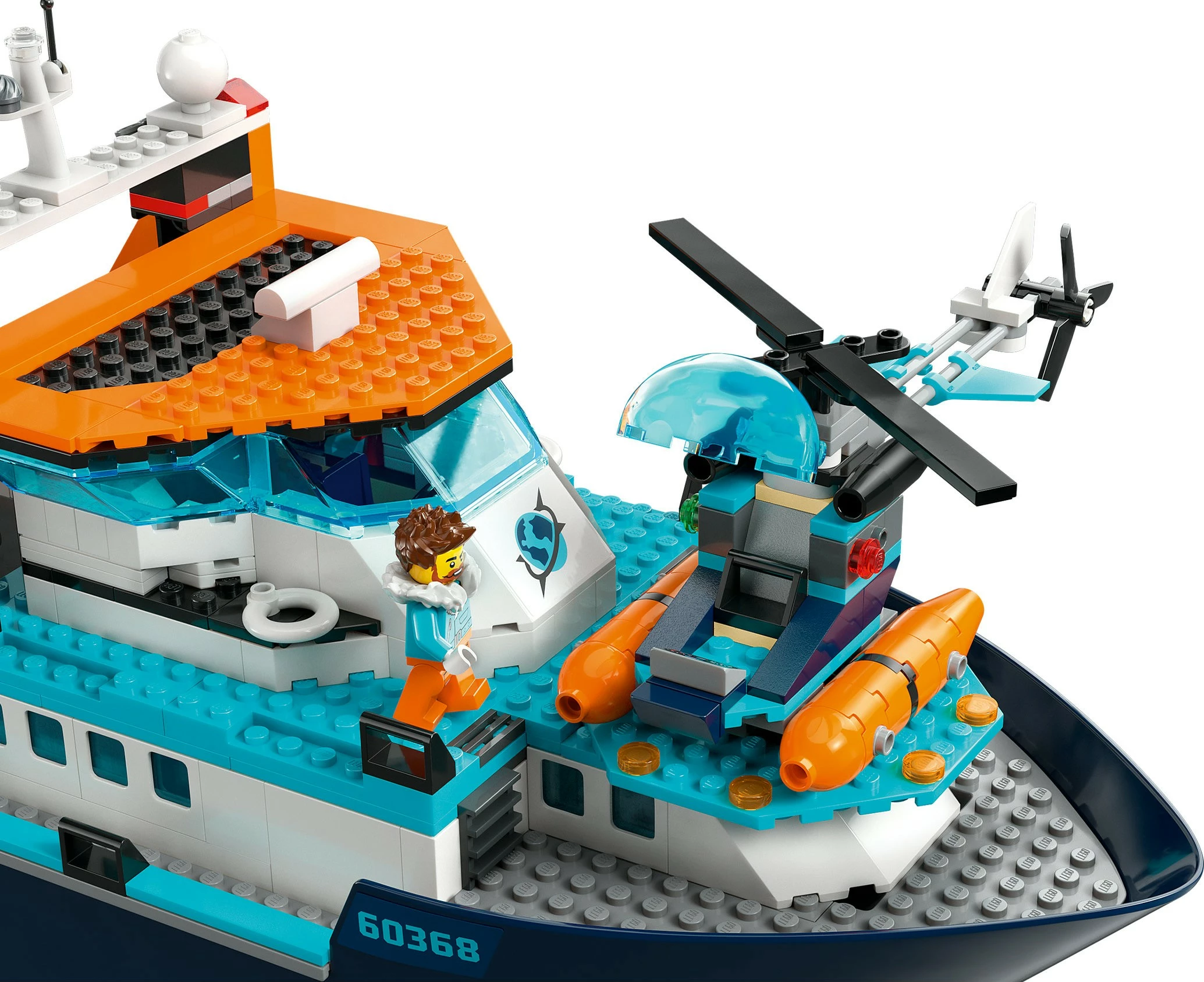 Set za gradnjo Arctic Explorer Ship, LEGO, 815 delov, plastika, večbarven
