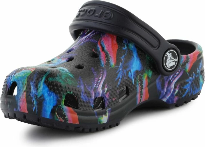 Otroške atlete Classic Dino Clog Jr, Crocs, črne